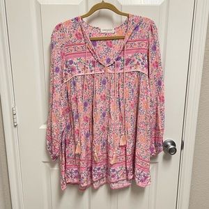 Goodnight Macaroon Pattern Boho Dress